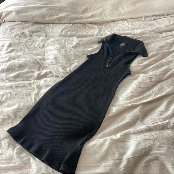 wild fable | Dresses | Target Wild Fable Ribbed Zipper Collar Halter  Sleeveless Dress | Poshmark